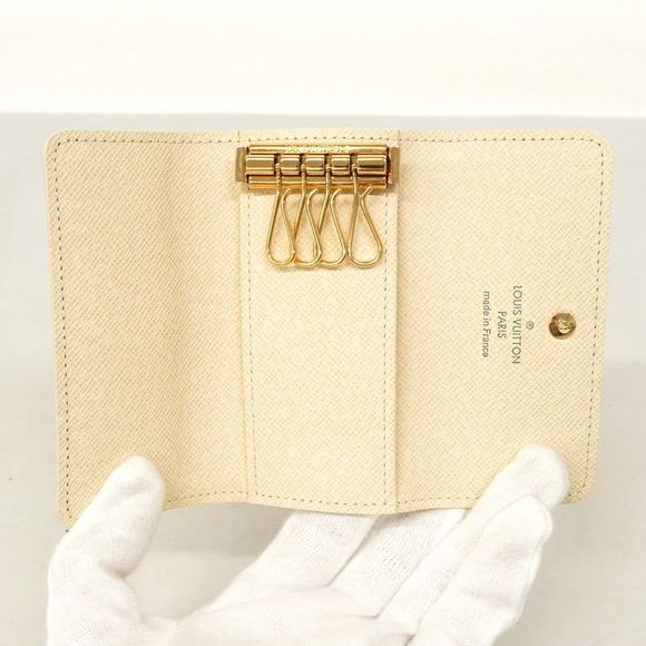 Louis Vuitton Key Case Damier Azure Multicles 4 N60020 White Ladies - Picture 4 of 9